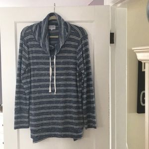 EUC Olive and Oak Striped Tunic size large